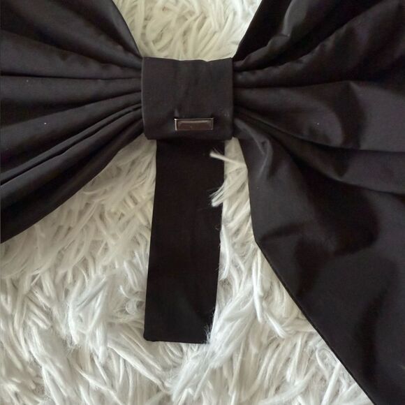 Veronica Beard Bader One Shoulder Black Sequins Midi Dress Size 8 - Picture 10 of 12